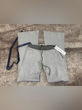 A vintage fit KNIT PANTS FROST
